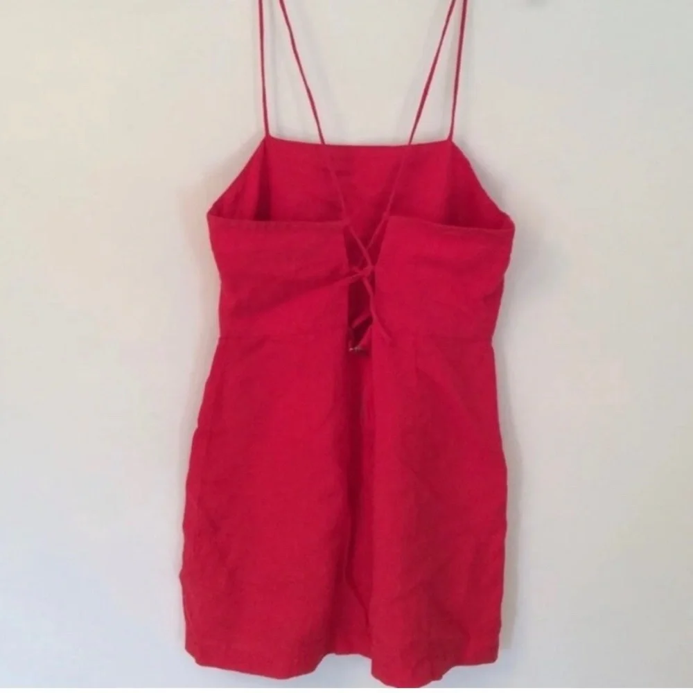 Zara size Large red mini dress. - Picture 3 of 3